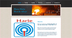 Desktop Screenshot of harie-steels.com